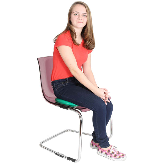 Girl sitting on the Teen Gel Cushion