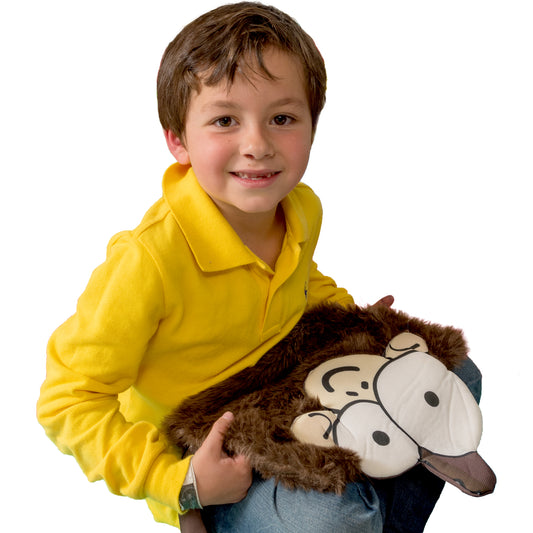 boy with the Animal Lap Pad