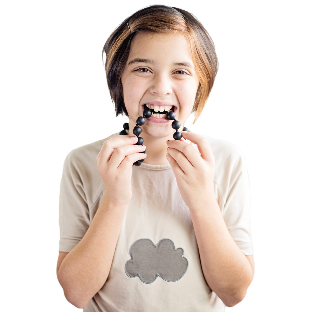 Bead Chew Necklace - Black