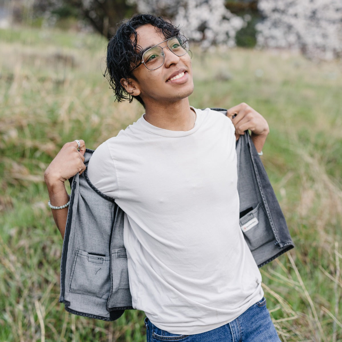 Stretch Denim Weighted Vest