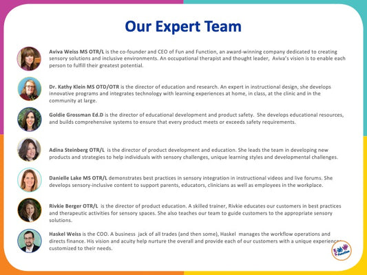 Fun and Functions Expert Team list