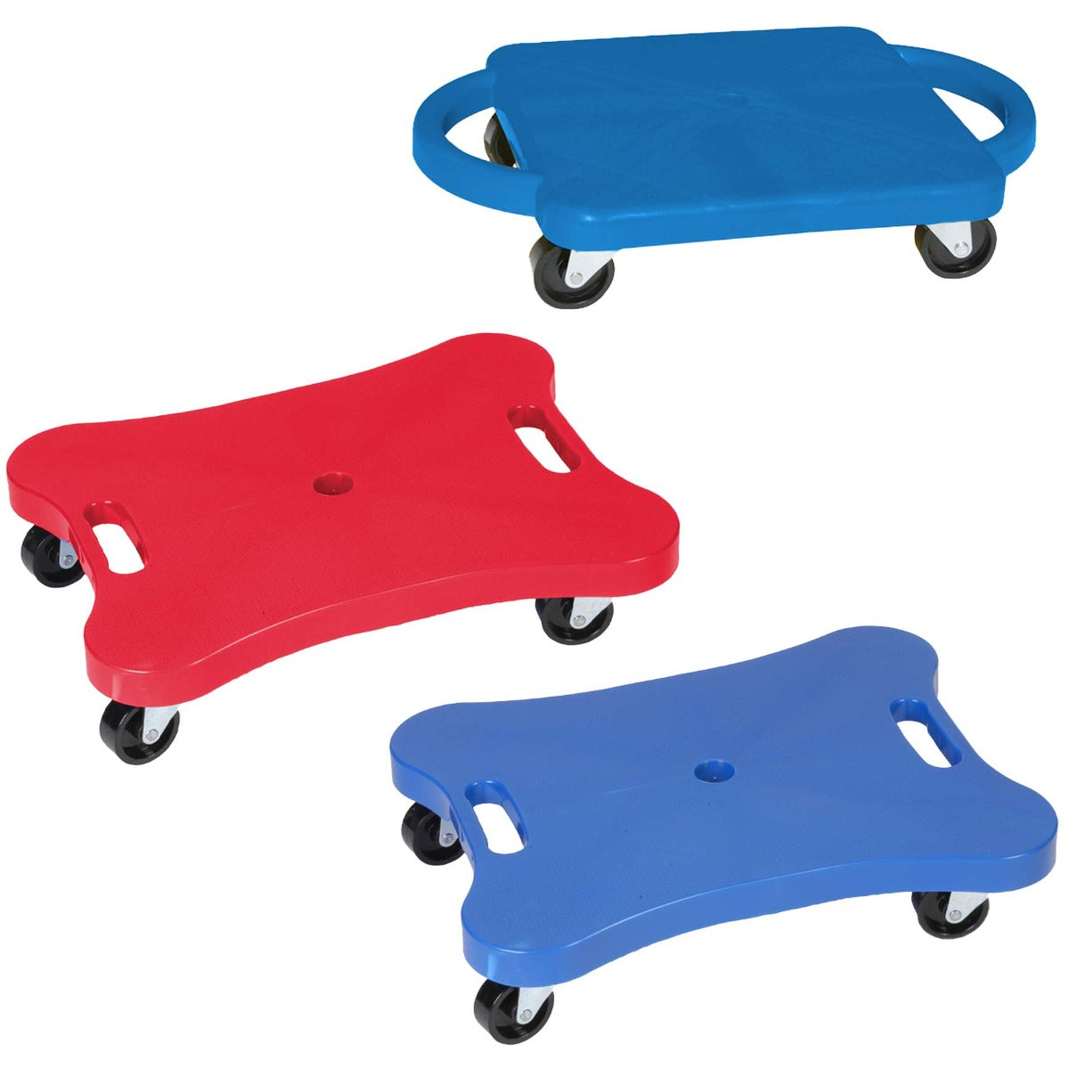 Scooter Board Super 3 Pack | Kids Plastic Scooter Boards