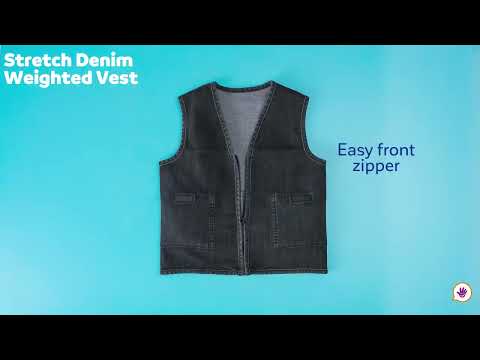 Stretch Denim Weighted Vest