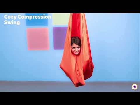 video of usage of the Cozy Compression Swing