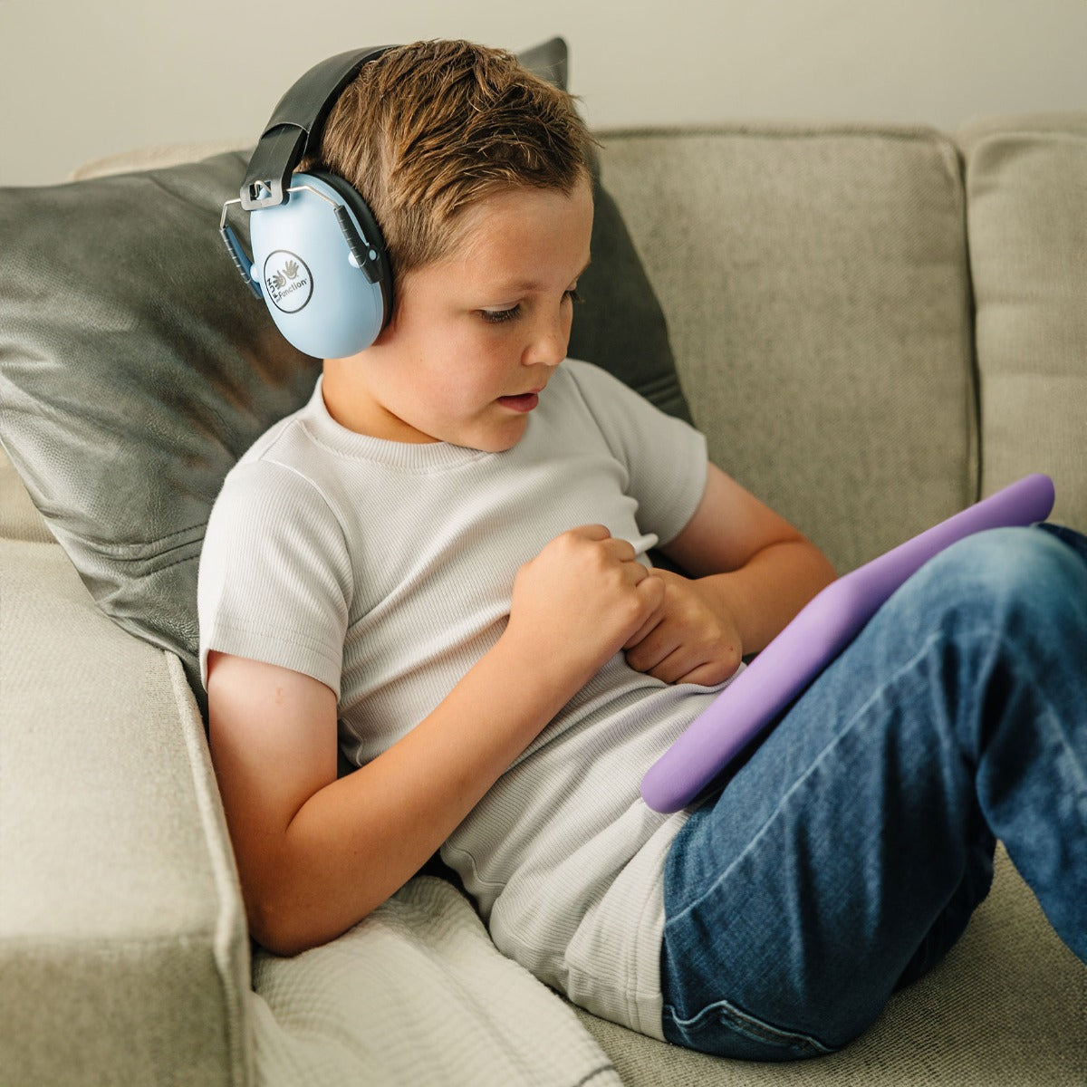 Noise Reduction Headphones - Blue