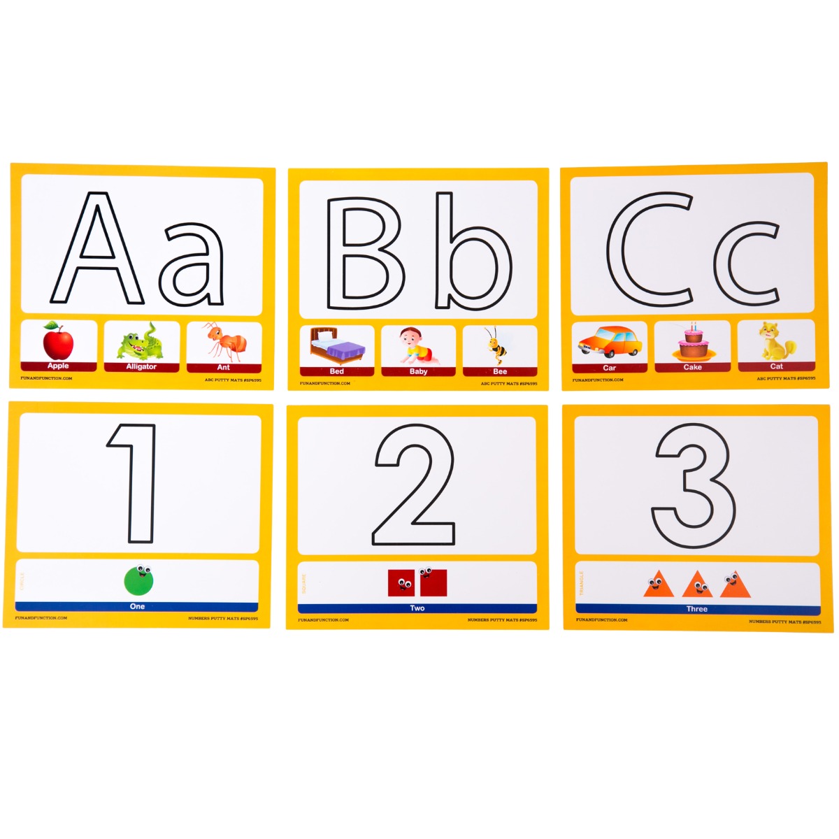 ABC 123 Putty Mats