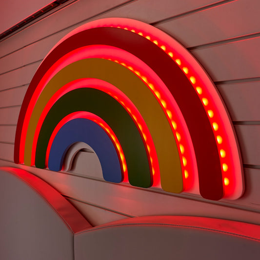 Interactive Light Up Rainbow Panel
