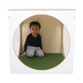 Child sitting inside the ElevatED™ Play House Cube