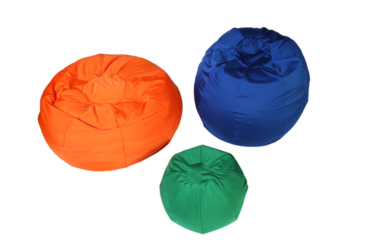 orange, green and blue Mushy Smushy Bean Bag Chairs