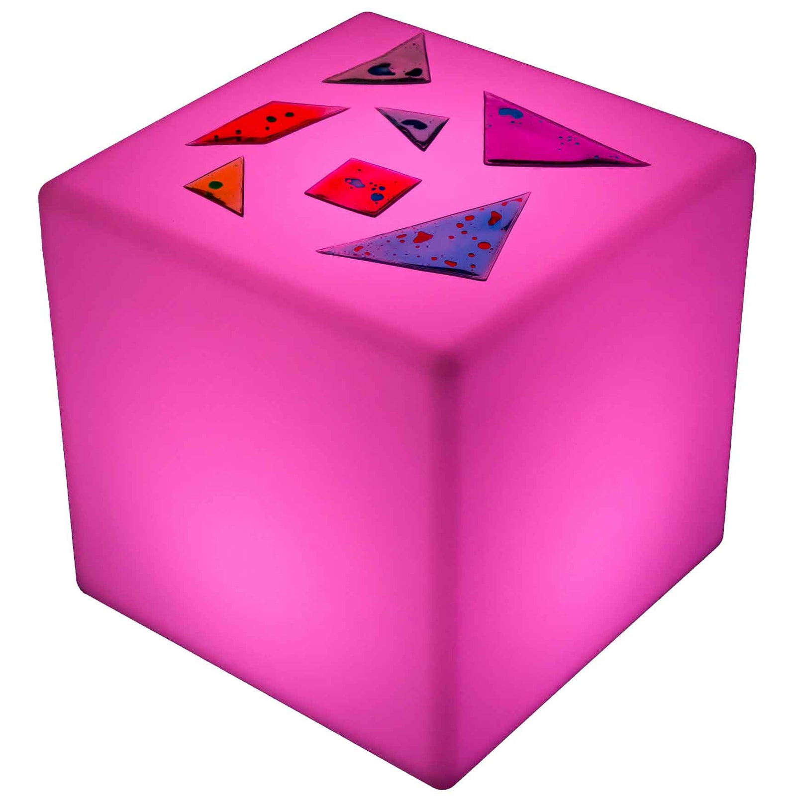 pink LimeLite™ LED Cube