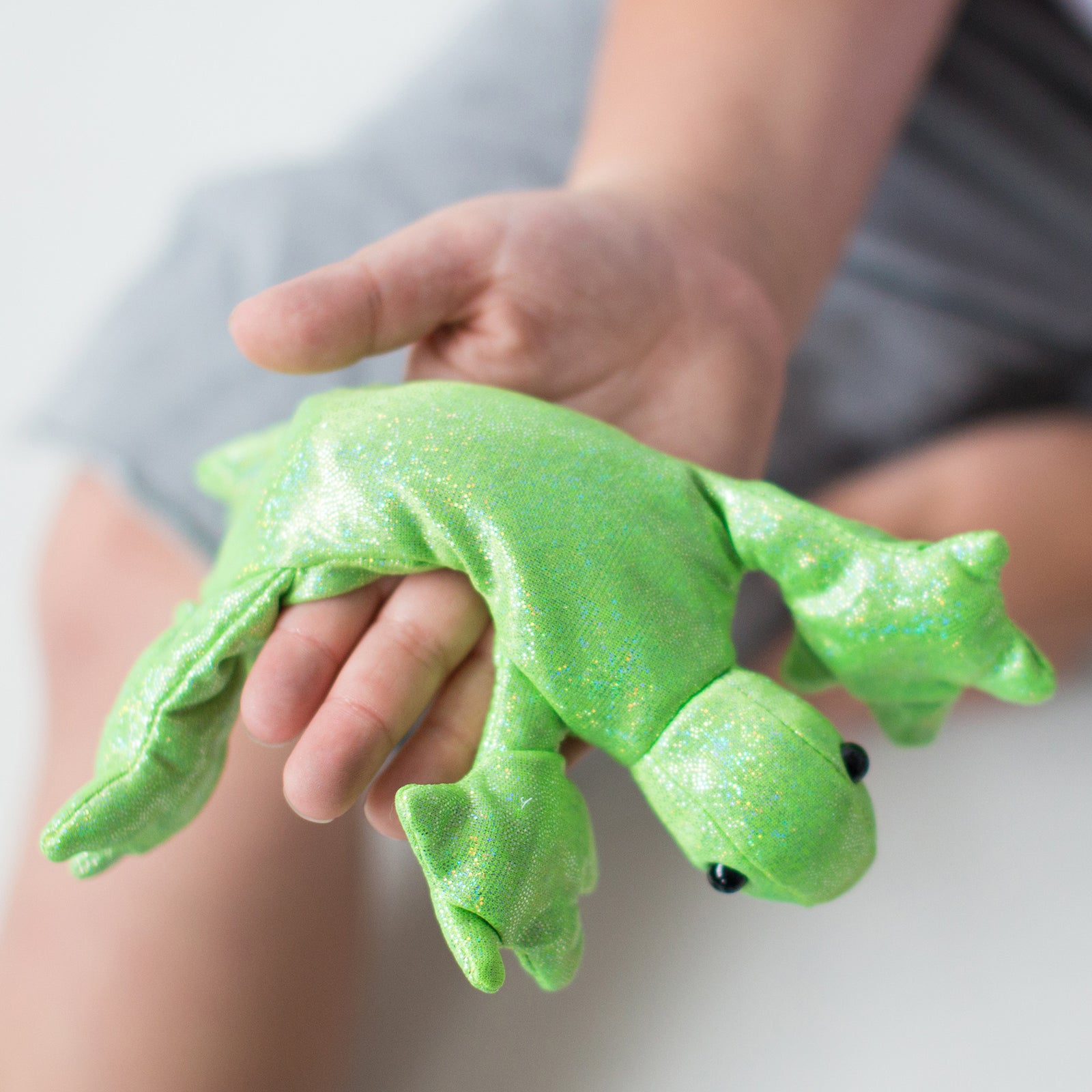 green Weighted Fidget Lizard