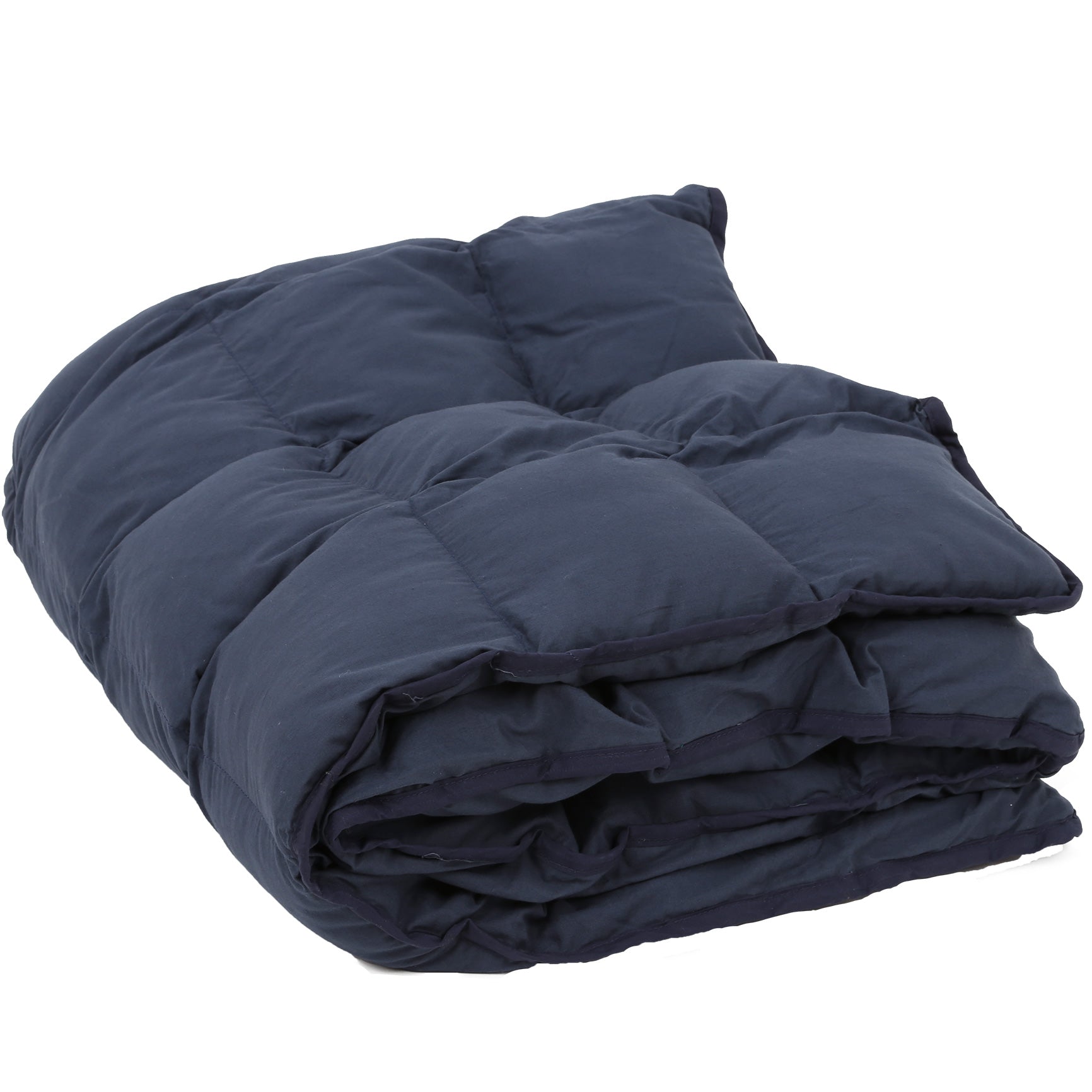 Dark Blue Calming Weighted Comforter