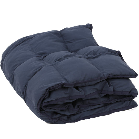 Dark Blue Calming Weighted Comforter