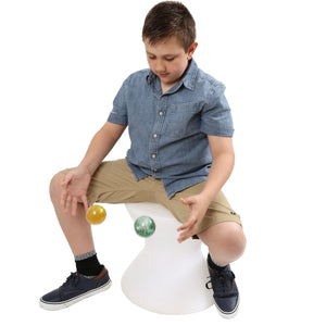 Boy playing with the Glitter Balls - Set of 2