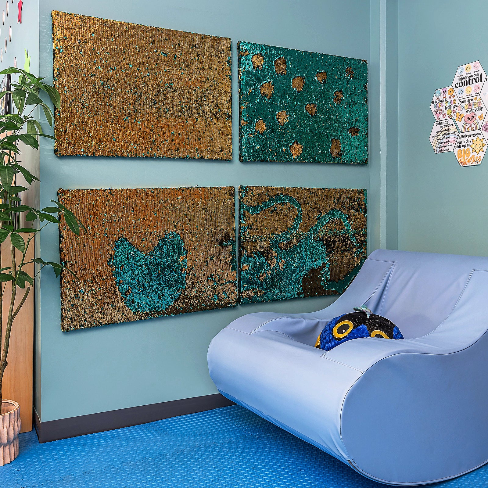 Sequin Wall Panel