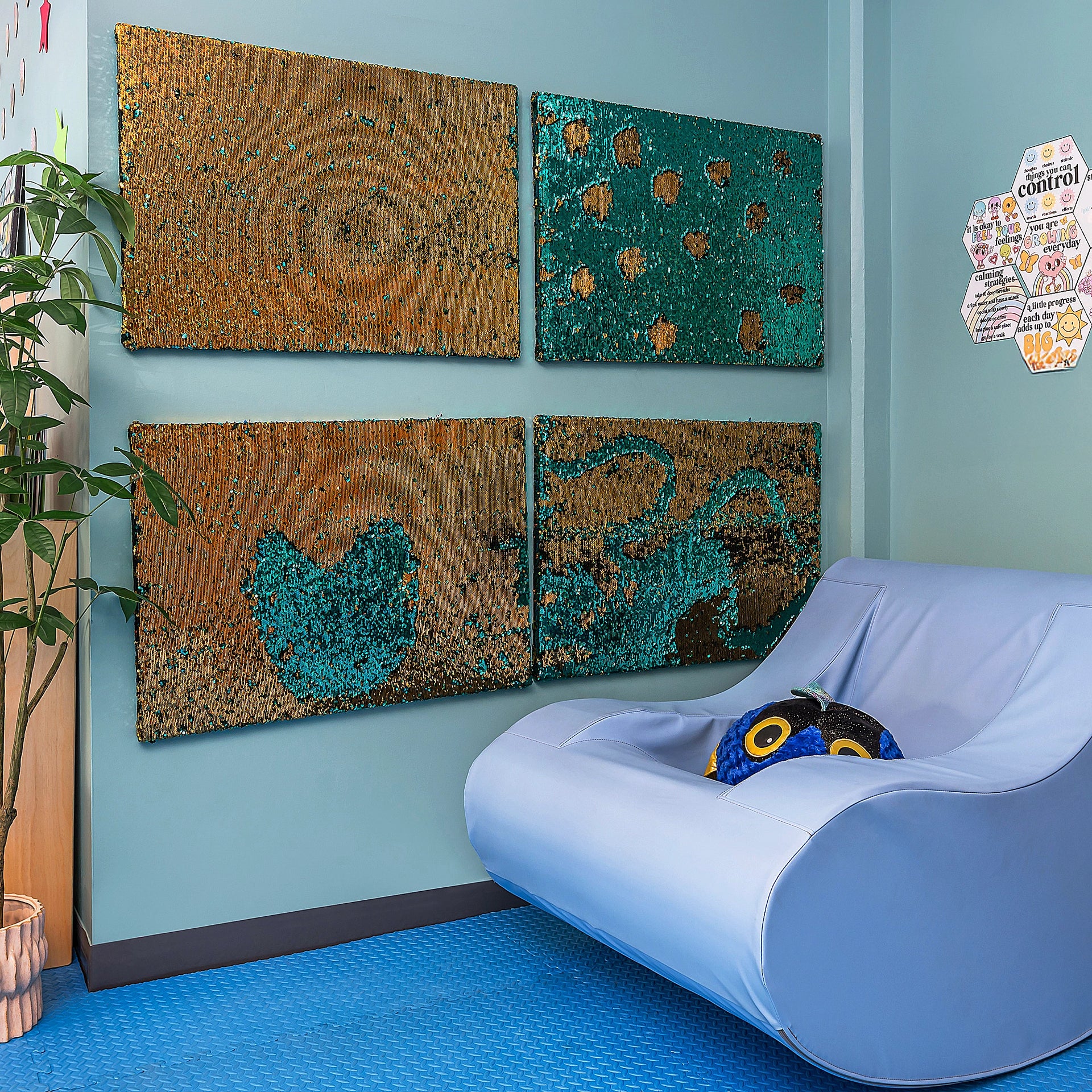 Sequin Wall Panel