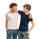 Ribbed Hug Tee, Short and Long Sleeves