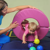 Mother helping baby play on The GYMBOX