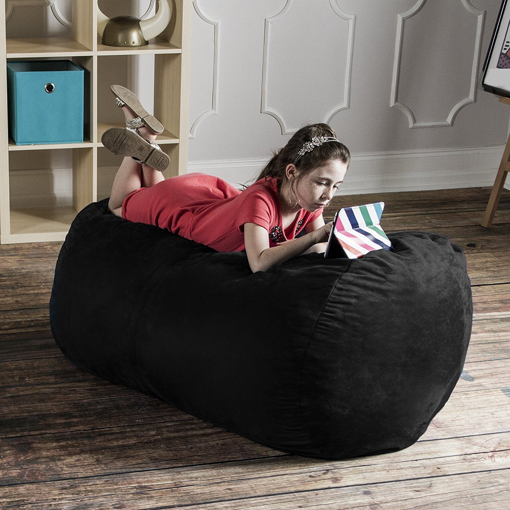 Jaxx Lounger Jr. Giant Bean Bag Chair & Crash Mat | Bean Bag