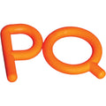 Orange Chewable Letters P and Q