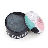 Open tin showing the Sensory Basics Glitter Putty