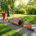 Leap and Roll Obstacle Course