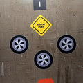 parts of Sensory Pathway Decals construction zone