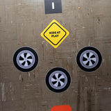 parts of Sensory Pathway Decals construction zone