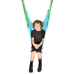 Boy sitting on the Mesh Therapy Swing
