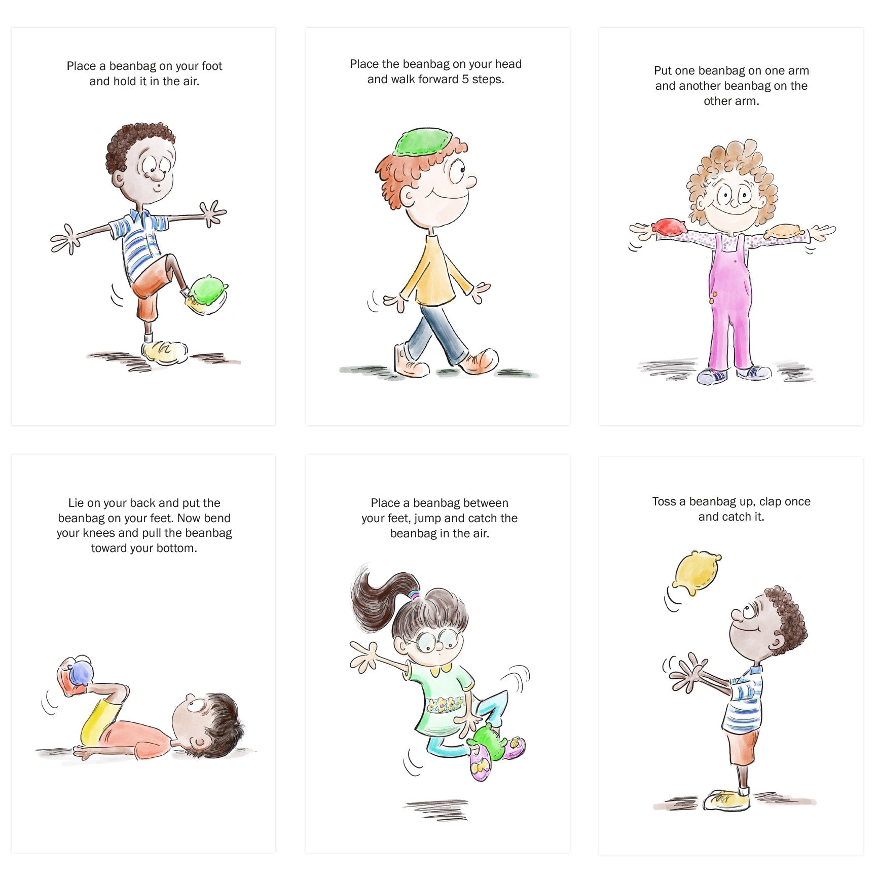 Beanbag Activity Cards