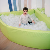 Child playing in the SensaSoft™ Foldable Ball Pit - Corner