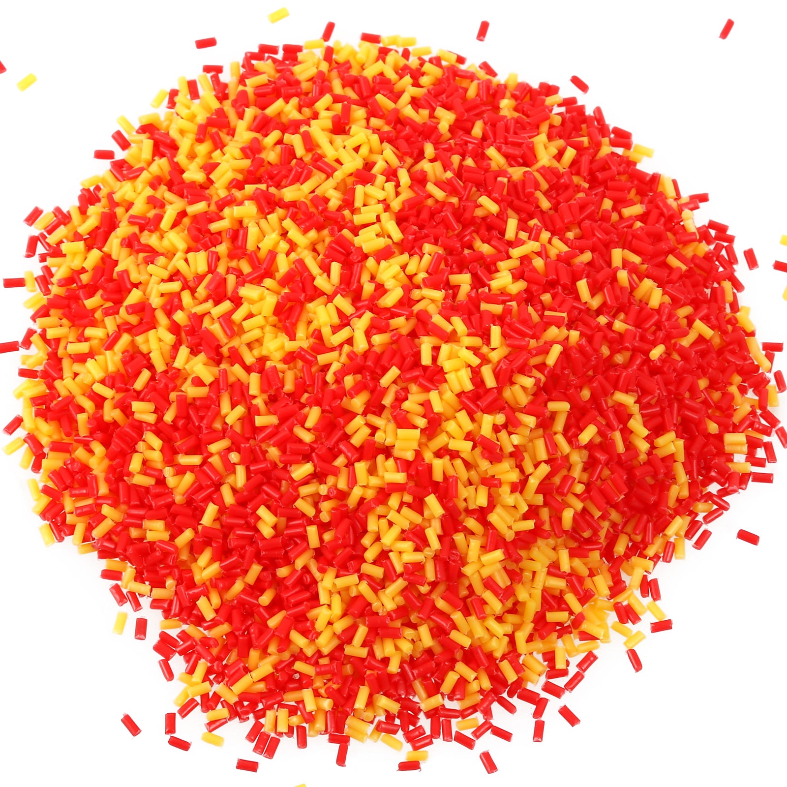 Red and yellow Sensory Bin Pebblets