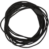 Silky black necklace cords