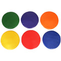 6 squeaky spots in Colors: Red, orange, yellow, green, blue and purple