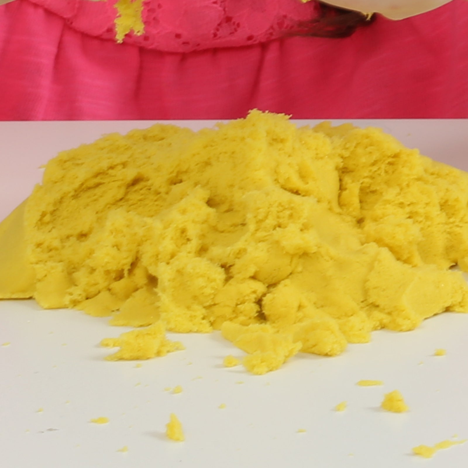 Scented Weighted Sand on the table