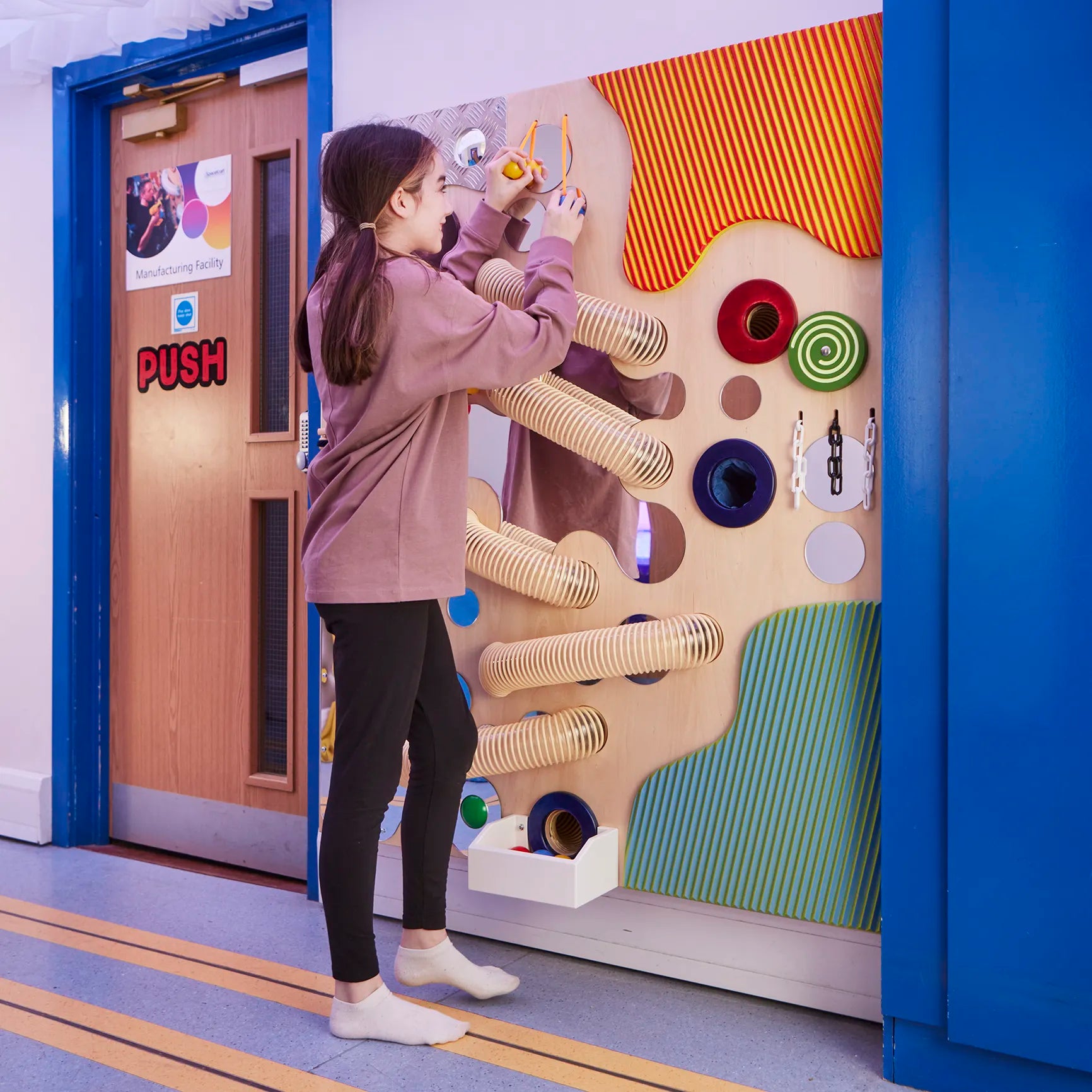 Ball Run Tactile Panel