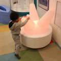 Child playing with the Musii-Musical Inflatable
