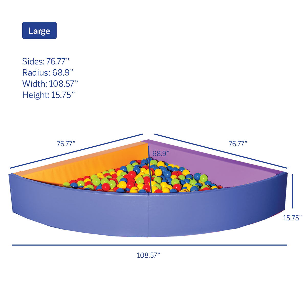 SensaSoft™ Foldable Ball Pit - Corner