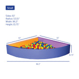 SensaSoft™ Foldable Ball Pit - Corner