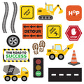 Sensory Pathway Decals- Construction Zone