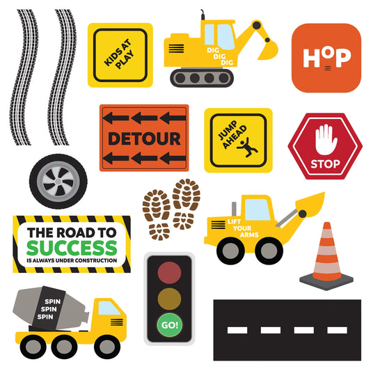 Sensory Pathway Decals- Construction Zone