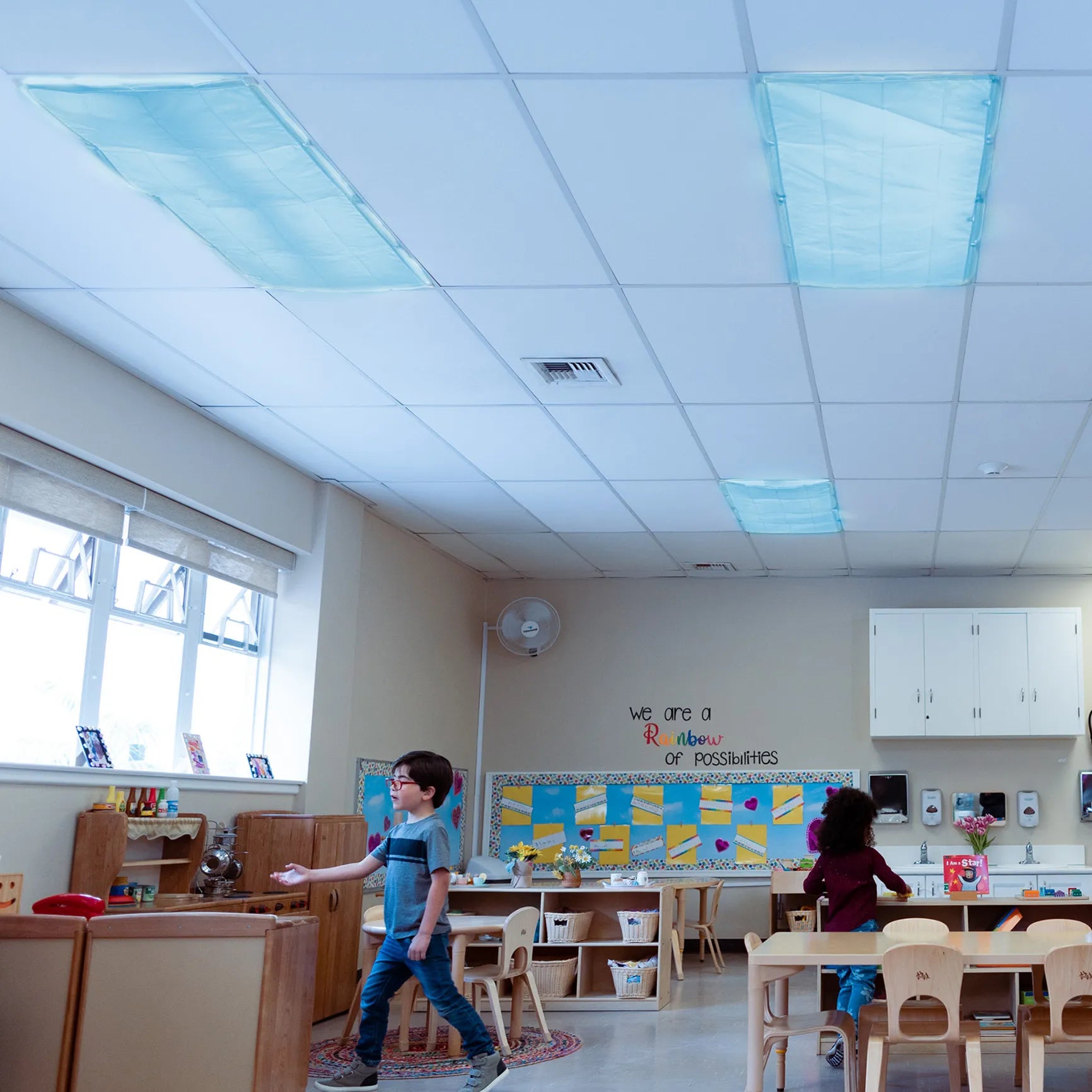 Fluorescent Light Covers