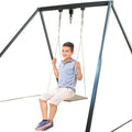 Plywood Platform Swing covered with carpet