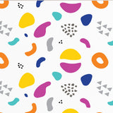 Close-up of the peel-and-stick wallpaper