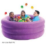 children playing in the ball pit