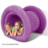 children playing in the barrel roll