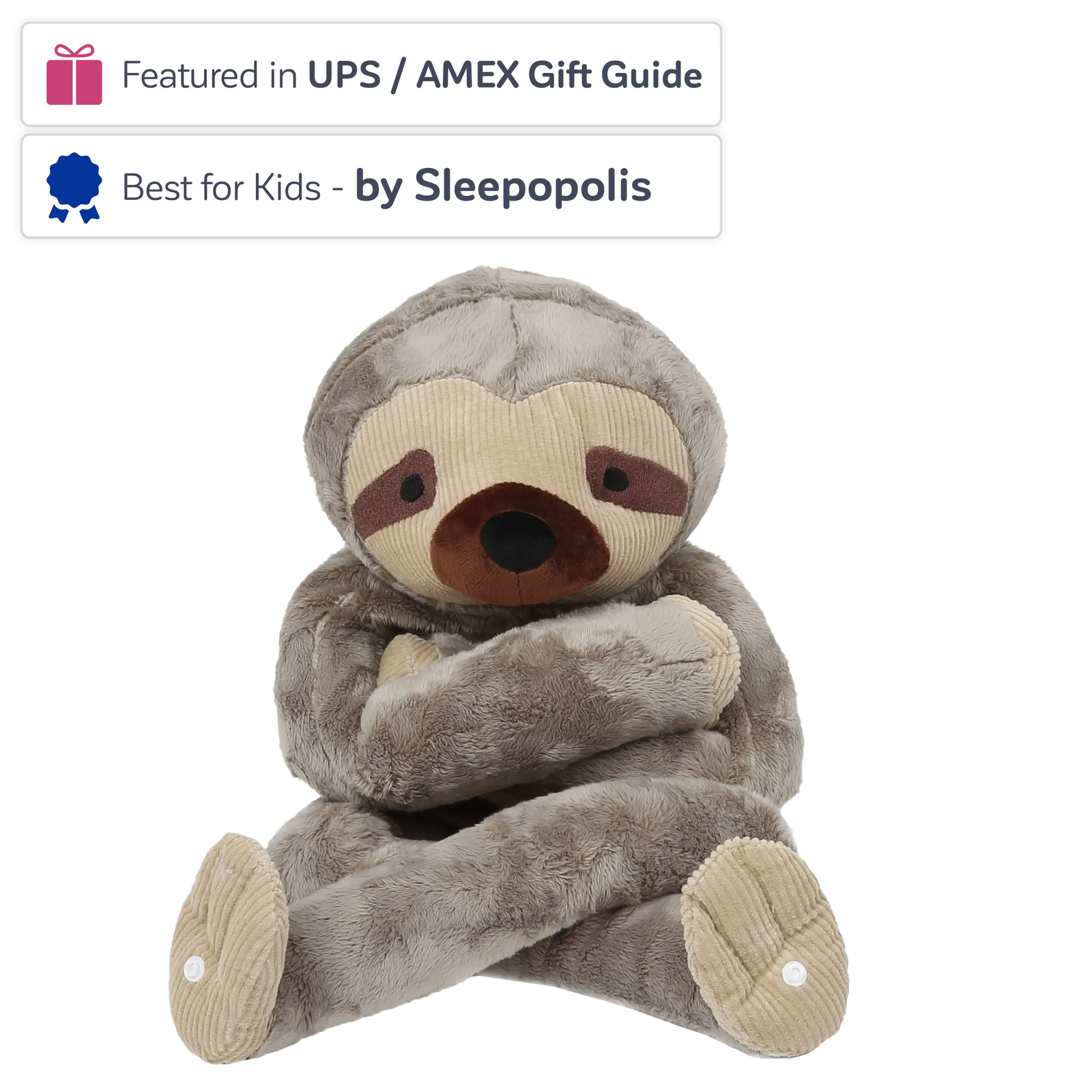 Weighted Stuffed Animal | Plush Sloth Hugger Toy | Fun & Function Weighted Stuffed Animal | Plush Sloth Hugger Toy | Fun & Function