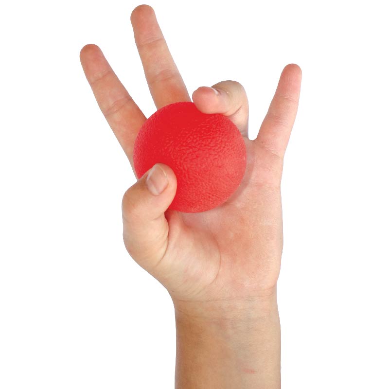 red Gel Hand Exercise Ball