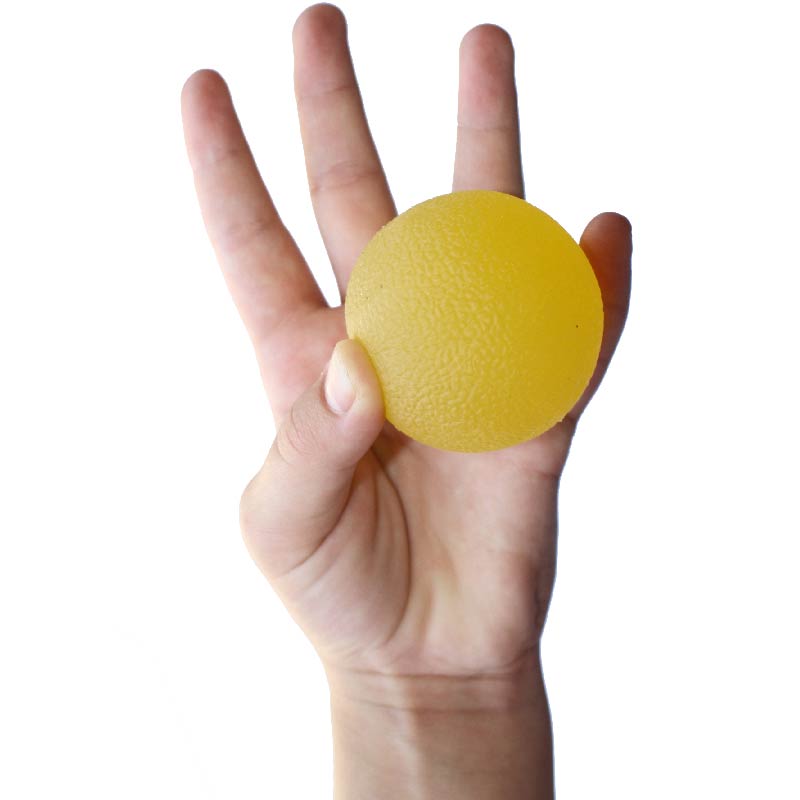yellow Gel Hand Exercise Ball