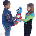 Boy and Girl holding Heavy Herbert - Weighted Stuffed Animal